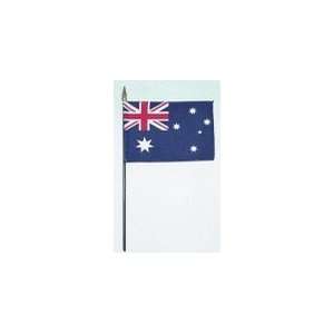 Australia Flag Rayon On Staff 4 in. x 6 in.