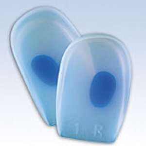   Soft Point Silicone Heel Cushion, Small Blue