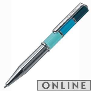   Tri Color Blue Medium Point Fountain Pen   ON 33279