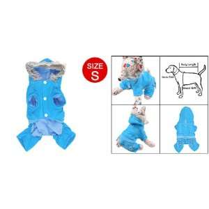  90120 Size S Sky Blue Cotton Plush Apparel Clothes for Dog 