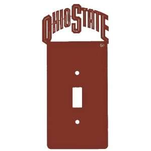  Ohio State Buckeyes Single Toggle Metal Switch Plate Cover 