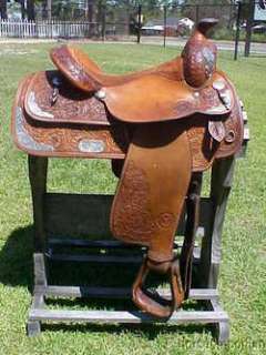 Vintage Saddle King of Texas Western Saddle Pleasure 15  