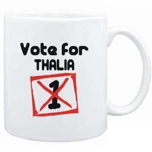    Mug White  Vote for Thalia  Female Names