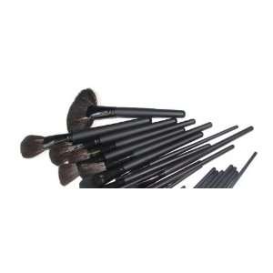  24 Makeup Set Foundation Blush Cosmetic Brush w/ Case Kit 