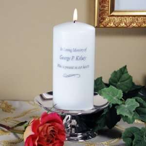    Baby Keepsake Personalized Memorial Candle and Stand Baby