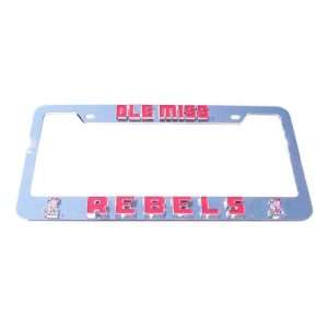  Mississippi Rebels License Plate Tag Frame Sports 