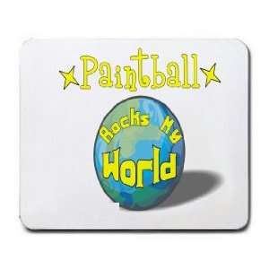  Paintball Rock My World Mousepad
