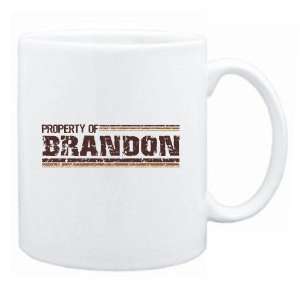  New  Property Of Brandon Retro  Mug Name