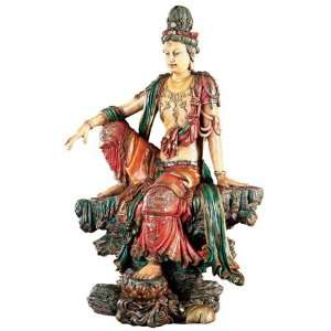  Bodhisattva Figurine   Cold Cast Resin   15 Height