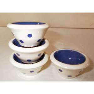  Ronnies Terramoto Ceramic, 3 Pinch Bowls, Set of 4 