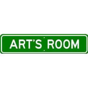  ART ROOM SIGN   Personalized Gift Boy or Girl, Aluminum 