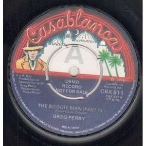   BOOGIE MAN 7 INCH (7 VINYL 45) UK CASABLANCA 1975 GREG PERRY Music