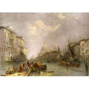 Grand Canal, Venice Etching Harding, James Duffield Lucas, David 