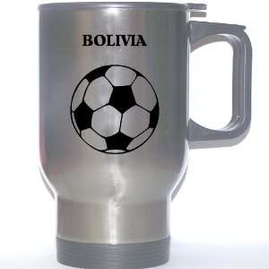  Bolivian Soccer Stainless Steel Mug   Bolivia Everything 