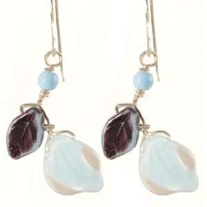   Silver Blue Vines of Tenacity Earrings Ardent Designs Jewelry