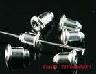 Free Ship 130pcs silver metal Earring stopper 6mm  