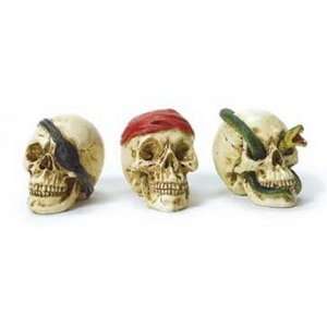  Mini Skeleton Busts (Set of 3)