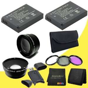  + 52mm 3 Piece Filter Kit + Wide Angle Lens + 2x Telephoto Lens 