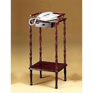  Traditional Square Telephone Table Stand With One Accent 