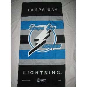  TAMPA BAY LIGHTNING 100% Cotton Full Size 30 by 60 BEACH 