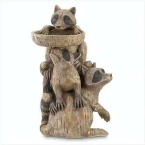  Raccoon Pedestal Bird Feeder #37202 