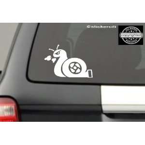 JDM Boosted Snail Decal TURBO Turbocharger Boost PSI Vinyl 