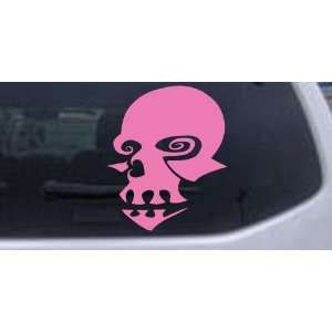   .2in    Tribal Skull Mask Skulls Car Window Wall Laptop Decal Sticker