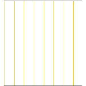 Michigan Wolverines   Set of 2 Nazdar Yellow Striped Wallpaper Rolls
