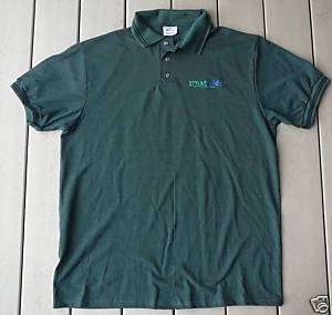 Short sleeve teal green polo shirt GREATWIDE Men L NEW  
