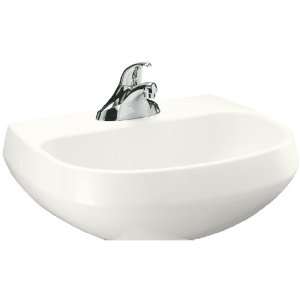  Wellworth Lavatory Basin with Single Hole Faucet Drilling, White