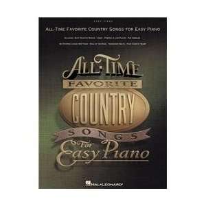  Hal Leonard All Time Favorite Country Songs for Easy Piano 