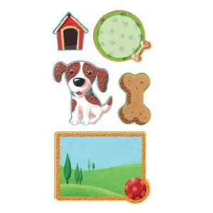  Paws & Claws Dog Chipboard Scrapbook Stickers Arts 