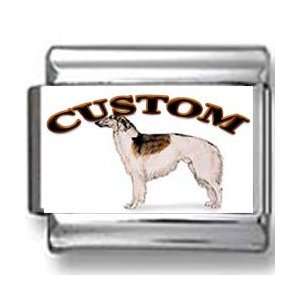  Borzoi Dog Custom Photo Italian Charm Jewelry