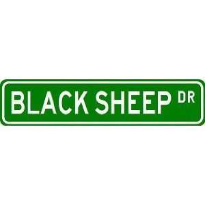  BLACK SHEEP Street Sign ~ Custom Aluminum Street Signs 