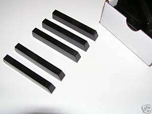 PIANO SHARPS BLACK KEYS Set of 36 replacement repair  