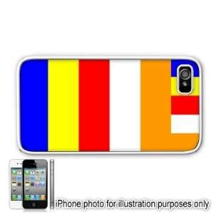 Buddhist Buddhism Flag Apple Iphone 4 4s Case Cover White
