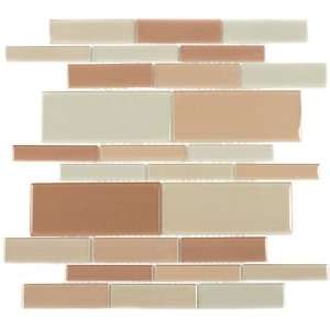  Supreme Glass Tiles Teahouse Staggered Mosaic