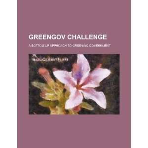  Greengov challenge a bottom up approach to greening 