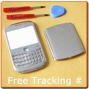 chrome silver Housing Case For Blackberry curve 8520 8530  