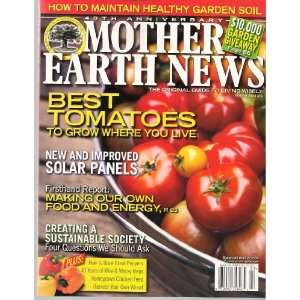    40 Anniversary Mother Earth News FEB / March 2010 