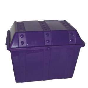  Plastic Toy Dress Up Costume Party Trunk Chest Box Purp 
