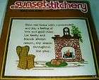   BUCILLA Needlecraft Crewel Embroidery Kit No 48721   God Bless our Day