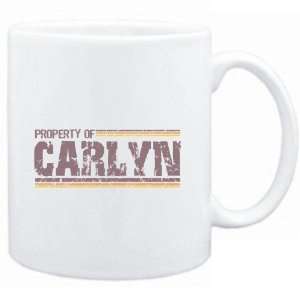  Mug White  Property of Carlyn   Vintage  Female Names 
