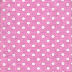  itsy bitsy dots in pink fabric