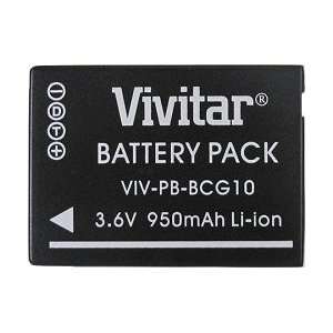  Vivitar BCG10 950 mAh Battery for Panasonic ZS7, ZS5, ZS3 