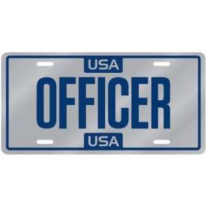 New  Usa Officer  License Plate Occupations  Kitchen 