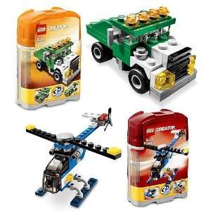  LEGO Creator Mini Helicopter and Dumper Set Toys & Games