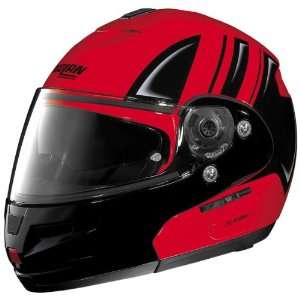  Nolan N103 Motorrad Red/Black Helmet   Size  Large 