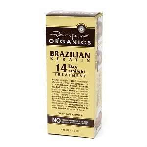 Renpure Organics Brazilian Keratin 14 Day Straight Treatment, 4 fl oz