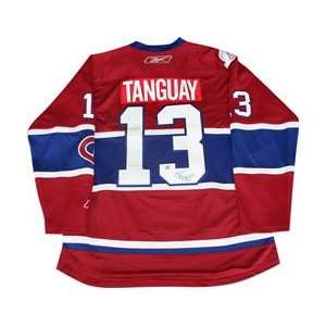  Alex Tanguay Autographed Montreal Canadiens Replica Jersey 